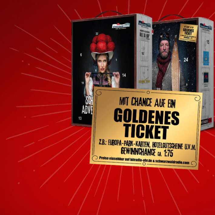 Event Schwarzwald Adventskalender 2023 Golden Ticket
