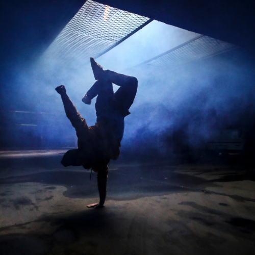 Headerbild Berufe mit Geschichten Breakdancer