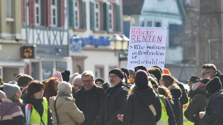 ver.di-Demo Offenburg 01.03.23 — © Stephan Hund